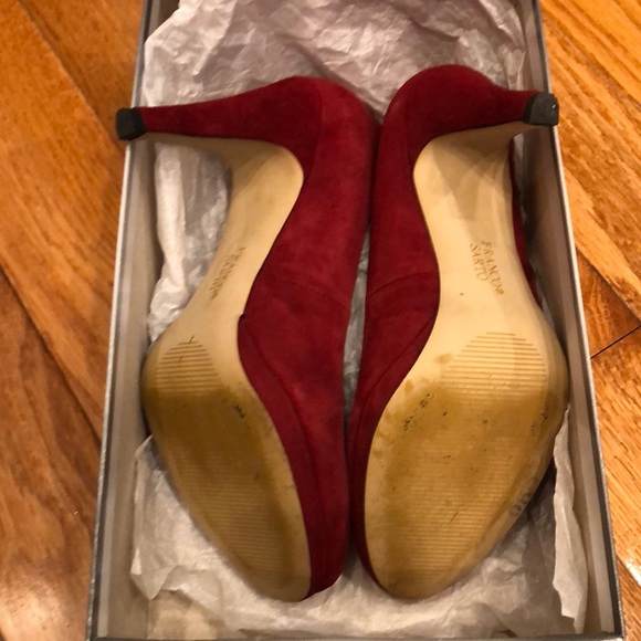 Franco Sarto Red Napoli Heels - Picture 6 of 8